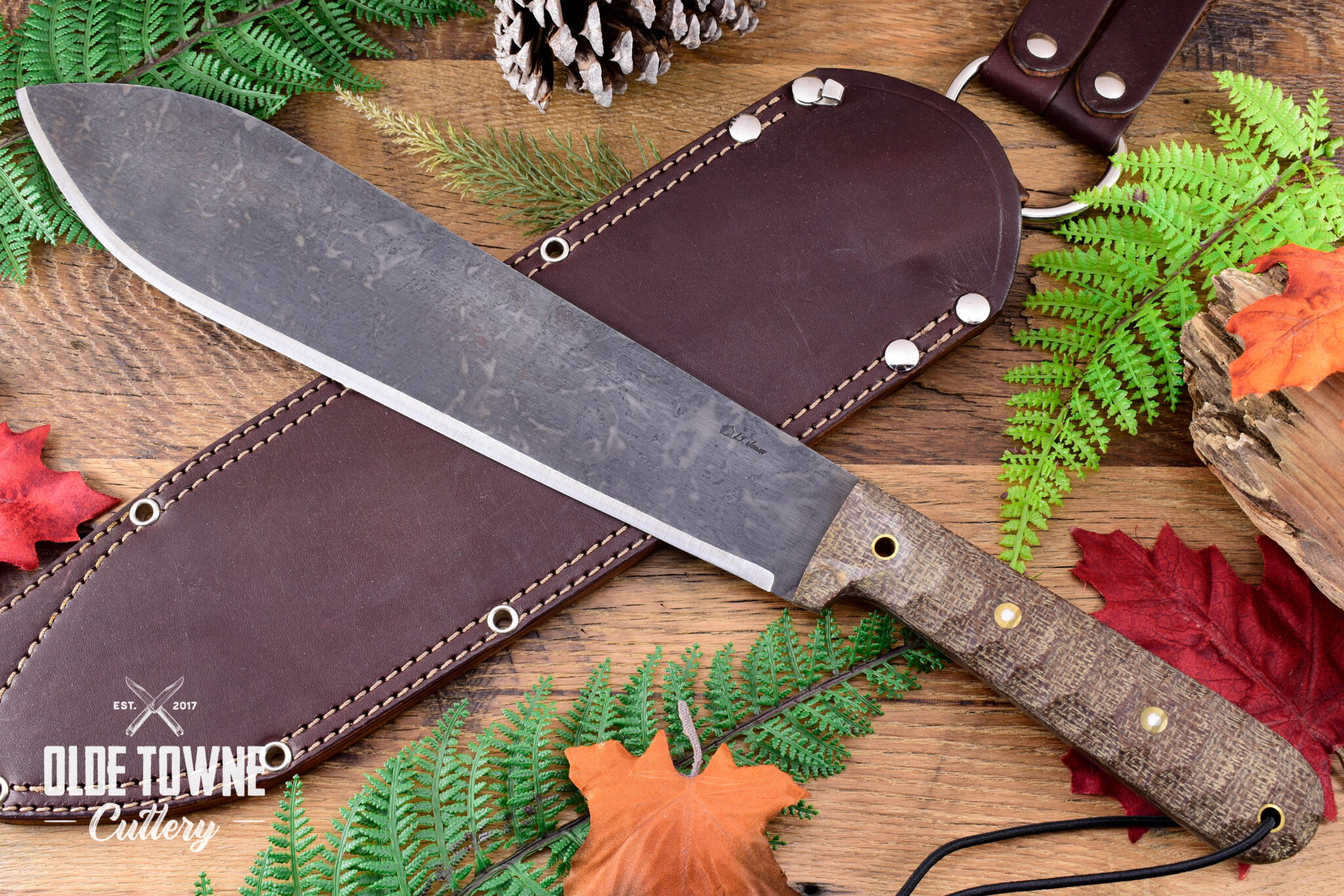 Wright Handcrafted Knives Overland Machete L.T Black Mountain 